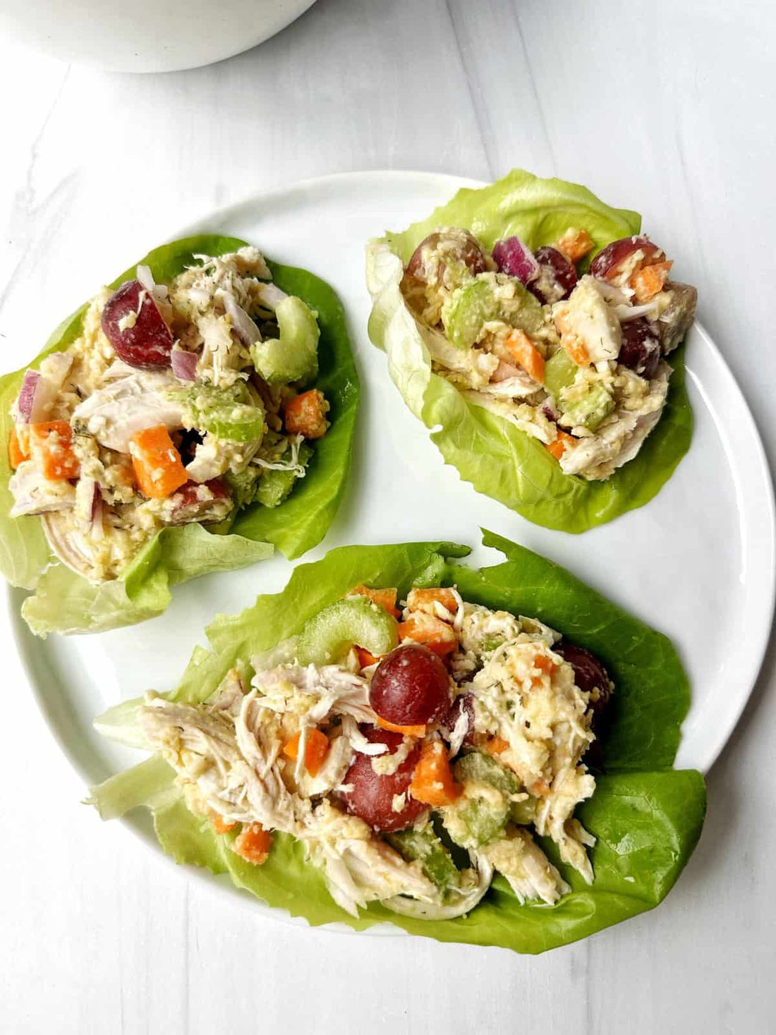 Mediterranean Chicken Salad Cups